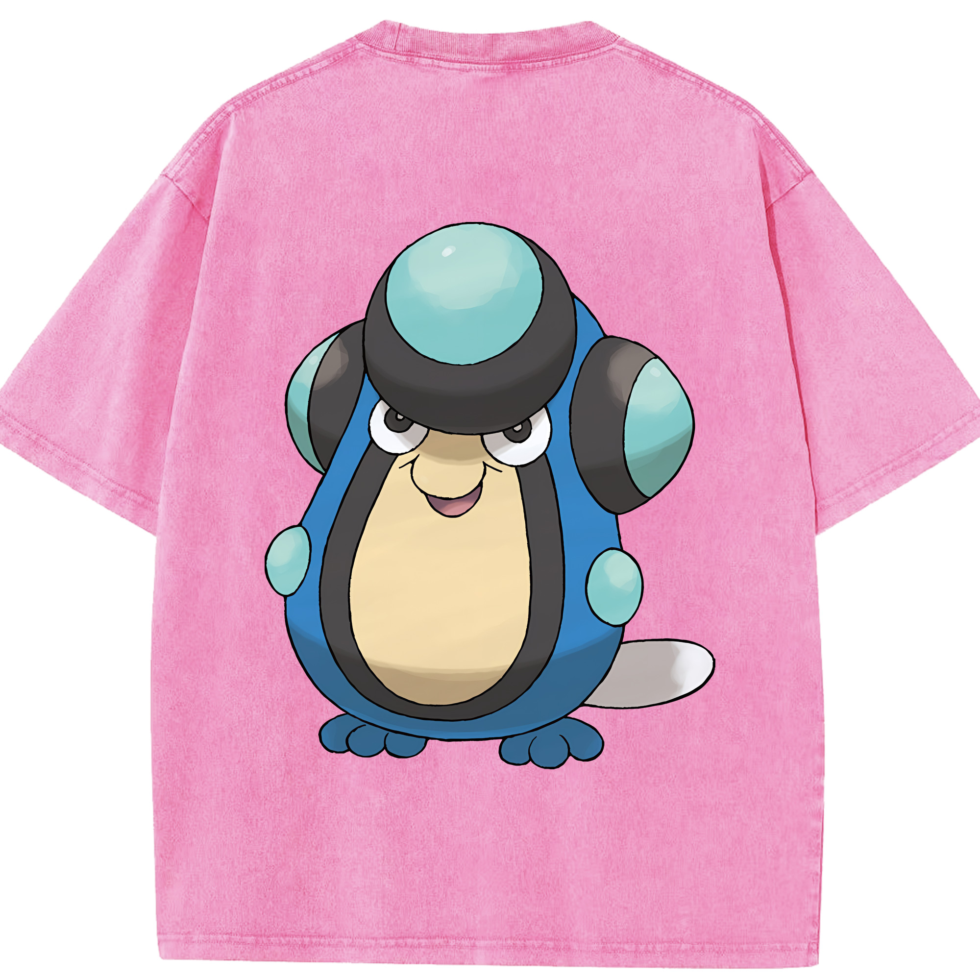 （画像用） ポケットモンスター Pokémon 綿100% ヴィンテージ風 半袖Tシャツ（背面プリント）
